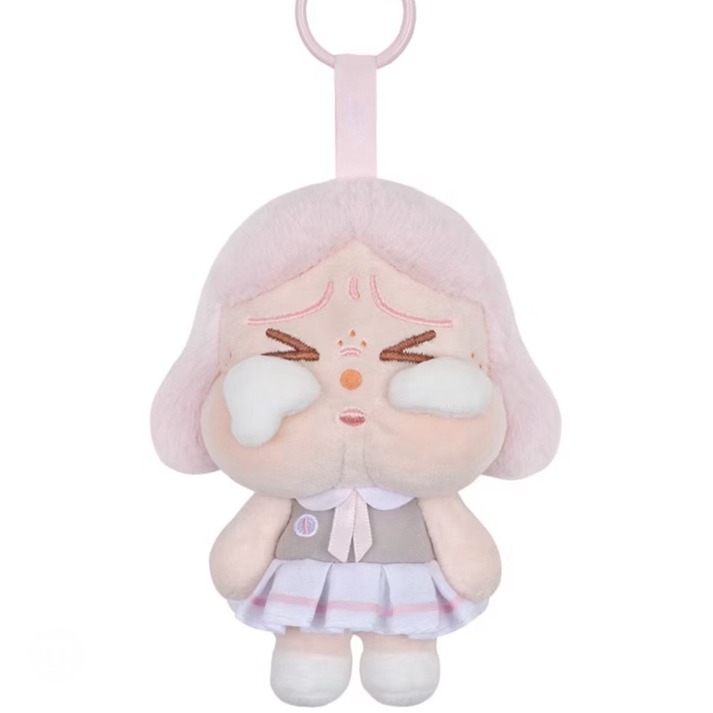 (Sealed) POP MART CRYBABY Sunset Concert Plush Pendant - Pink Grey